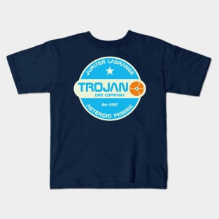 Trojan Asteroid Mining Company Kids T-Shirt